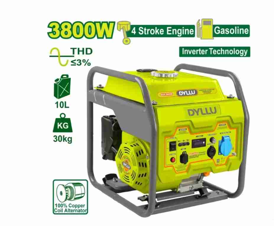 مولد كهرباء 3800واط بنزين ديلو انفيرتر