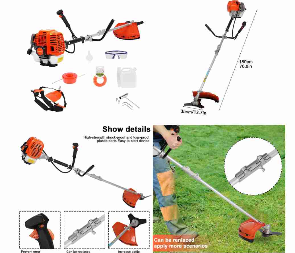 ماكينة قص الانجيل بنزين 52سي سي