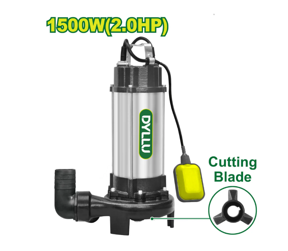 مضخة غاطسة 2 حصان ستانلس ستيل مع فرامة ديلو