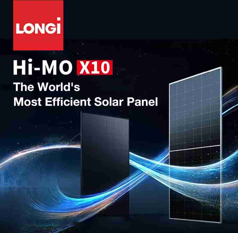 لوح لونجي سولار 645 واط Hi-MO X10 وجهين