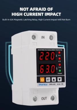 DS قاطع منظم التيار الكهربائي 63A