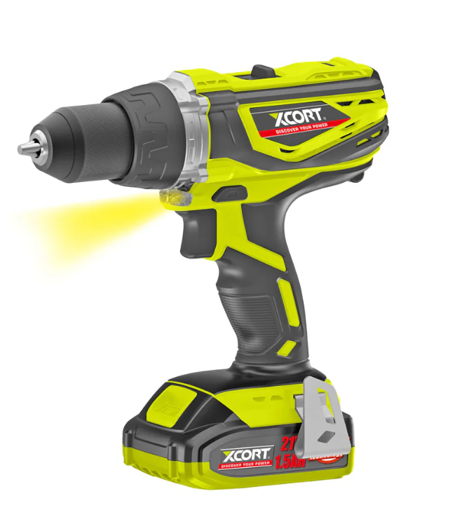 Xcort دريل شحن جوزة حديد21فولت برشلس XDC21-013BLK