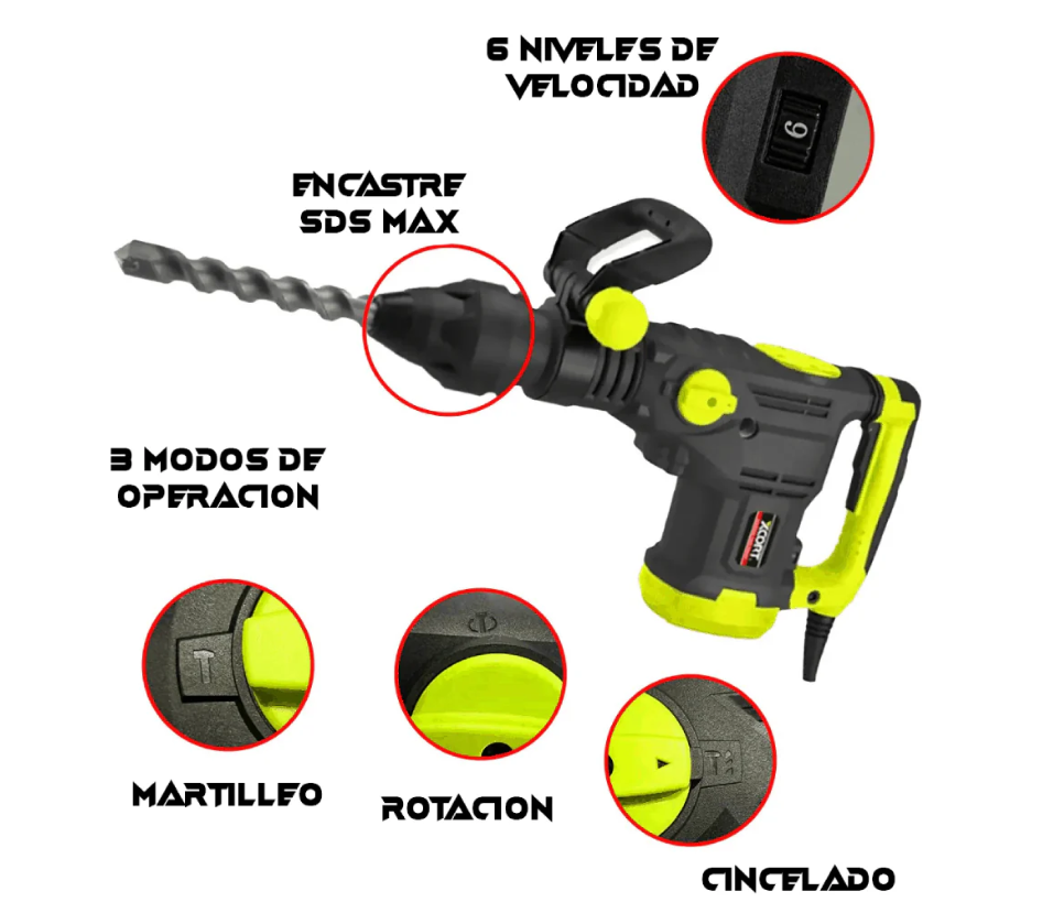 همر تكسير 1800واط 50مم اكسكورت