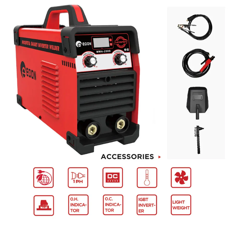 ماكينة اللحام Edon MMA 300 S هي أداة أساسية لكل فني لحام أو هاو يبحث عن أداء مو