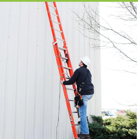 سلم سحب فيبر 6 متر