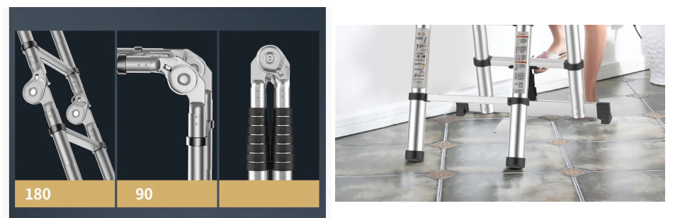 سلم تلسكوب مزدوج 1.9 متر