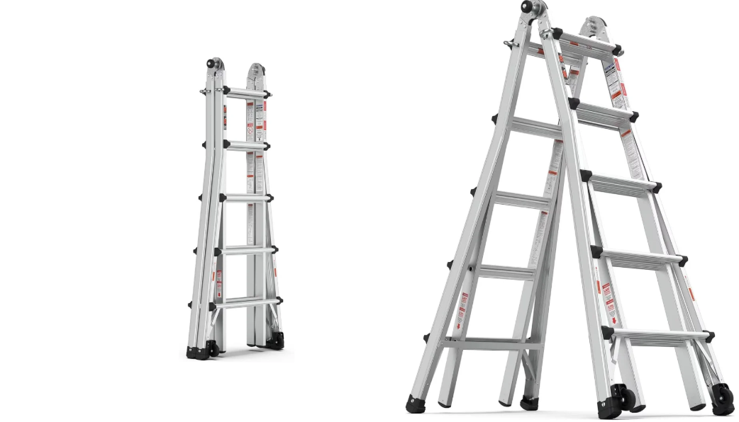 سلم قابل للطوي المنيوم ثقيل 3 متر