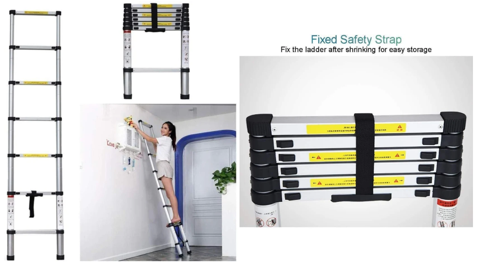 سلم تلسكوب مفرد 3.2 متر