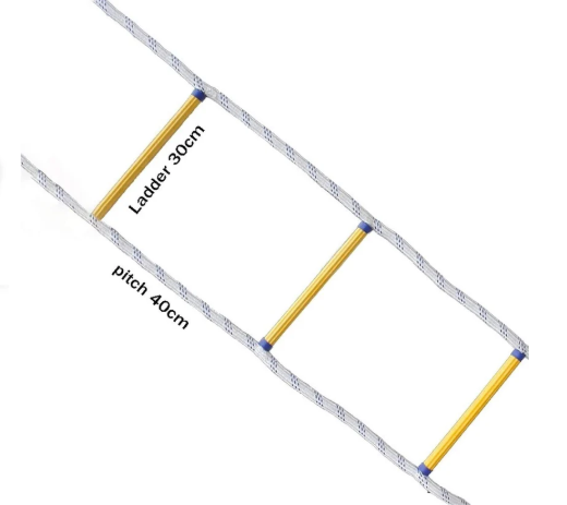 سلم حبل ارجل فيبر 15 متر