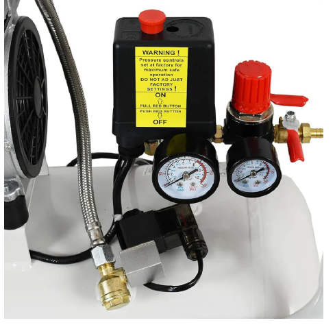 كمبريسة 30 لتر صايلنت راس واحد