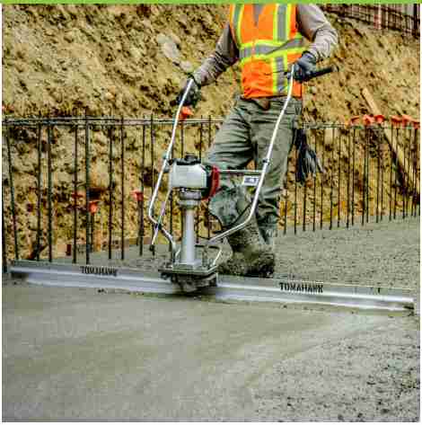 رجاج باطون بنزين مع مسطرة تنعيم 3متر