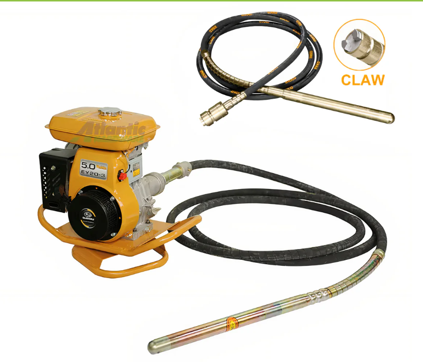 رجاج باطون بنزين مع بربيش فراشة 5.5حصان