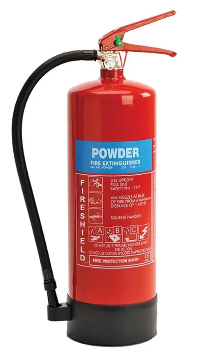 طفاية حريق بودرة سعة 9كغ